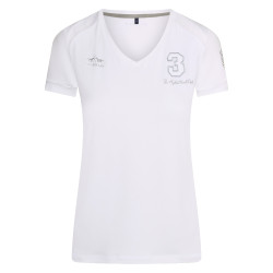 T-shirt Favouritas Tech manche courte HV Polo Blanc