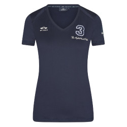 T-shirt Favouritas Tech manche courte HV Polo Bleu marine