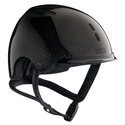 Casque d'équitation NACA Gravity S carbone Carbone noir brillant