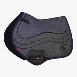 Tapis de selle LeMieux Ultra Mesh Close Contact Square Marine foncé Bleu
