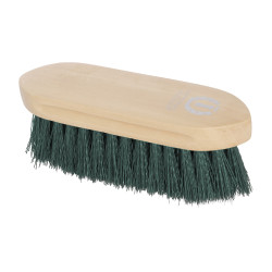 Imperial Riding Dandy brosse nylon dure avec dos bois verni Vert forêt