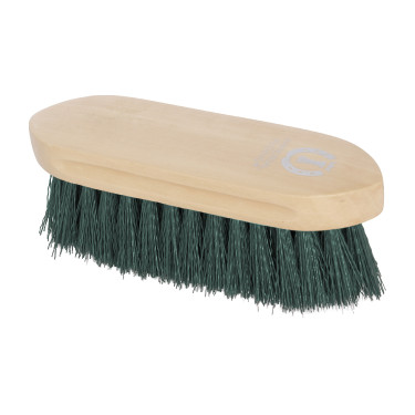 Imperial Riding Dandy brosse nylon dure avec dos bois verni Vert forêt