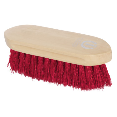 Imperial Riding Dandy brosse nylon dure avec dos bois verni Tango Red Rouge