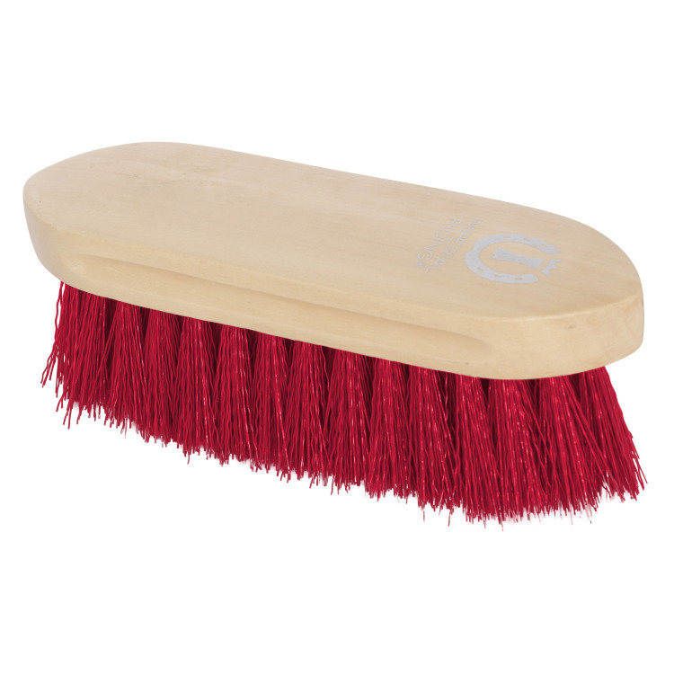 Imperial Riding Dandy brosse nylon dure avec dos bois verni