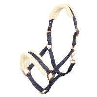 Licol Imperial Riding Classic Fur Bleu marine Licol Imperial Riding Classic Fur Bleu marine
