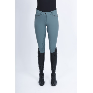 Pantalon d'équitation Imperial Riding El Capone high waist FullGrip Sage sombre Bleu