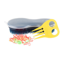 Brosse Perfection etéelastiques à crinière Bleu marine