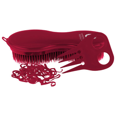 Brosse Perfection etéelastiques à crinière Tango Red