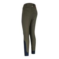 Pantalon d'equitation Euro-Star Miley PowerGrip femme Olive Vert