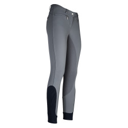 Pantalon d'equitation Euro-Star Energy Slim FullGrip femme Titanium Gris