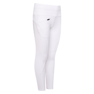 Legging d'équitation Euro-Star Dietse FullGrip enfant Blanc