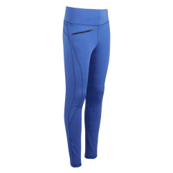 Legging d'équitation Euro-Star Dietse FullGrip enfant Bleu