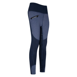 Legging d'équitation Easy Rider Dietse FullGrip enfant Navy / navy melange Bleu