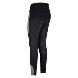 Legging d'équitation Easy Rider Dietse FullGrip enfant Olive / black Vert