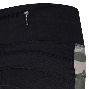 Legging d'équitation Euro-Star Dietse FullGrip enfant Noir / camouflage