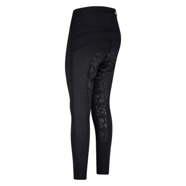 Legging d'équitation Euro-Star Dietse FullGrip enfant Noir / noir
