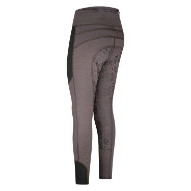 Legging d'équitation Euro-Star Dietse FullGrip enfant Gris noir