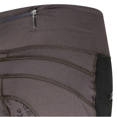 Legging d'équitation Euro-Star Dietse FullGrip enfant Gris noir
