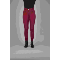 Pantalon d'équitation Easy Rider Sera FullGrip Prune Violet Pantalon d'équitation Easy Rider Sera FullGrip Prune Violet