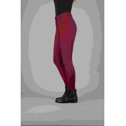 Pantalon d'équitation Easy Rider Sera FullGrip Prune Violet Pantalon d'équitation Easy Rider Sera FullGrip Prune Violet