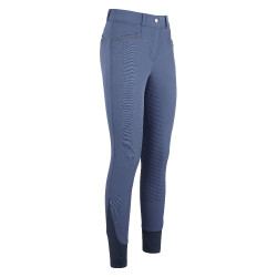 Pantalon d'équitation Easy Rider Sera FullGrip enfant Bijou blue Bleu