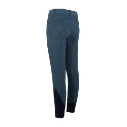 Pantalon d'équitation Easy Rider Elodie Diamond FullGrip enfant Nightblue Bleu
