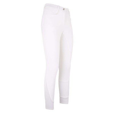 Pantalon d'équitation Euro-Star Evita FullGrip enfant Blanc