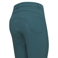 Pantalon d'équitation Easy Rider Elodie Diamond FullGrip enfant Teal green Vert