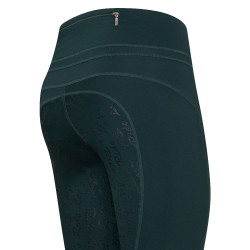 Legging d'équitation Easy Rider Dietse FullGrip enfant Vert sarcelle