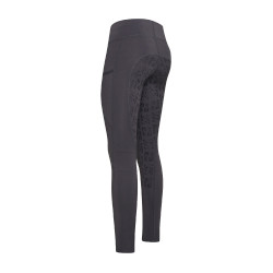 Legging d'équitation Easy Rider Dietse FullGrip enfant Périscope Violet