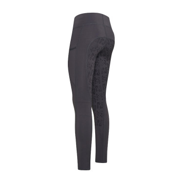 Legging d'équitation Easy Rider Dietse FullGrip enfant Périscope Violet