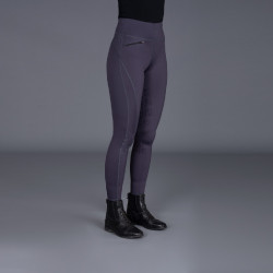 Legging d'équitation Easy Rider Dietse FullGrip enfant Périscope Violet