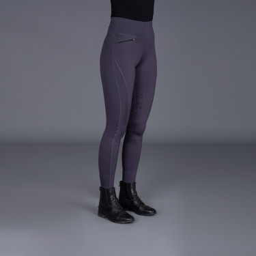 Legging d'équitation Easy Rider Dietse FullGrip enfant Périscope Violet