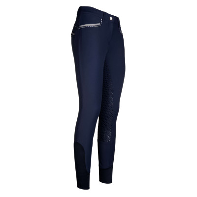 Pantalon d'équitation Easy Rider Carice FullGrip Bleu marine