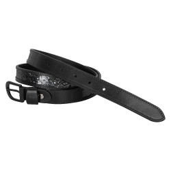 Ceinture Euro-Star Glittery Noir