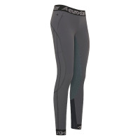 Pantalon d'équitation Euro-Star Athletic Softshell FullGrip Periscope Gris