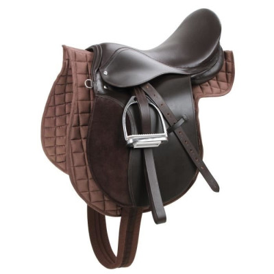 KIT DE SELLE HAFLINGER 17,5" Marron