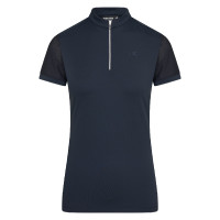 Top avec demi-zip Euro-Star Valentina Bleu marine