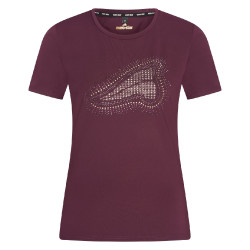 T-shirt Euro-Star Mirella Dark berry Rouge