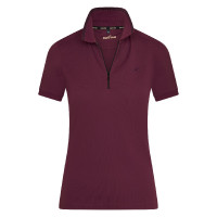 Polo avec demi-zip Euro-Star Gina Dark berry