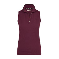 Polo sans manches Euro-Star Carmella Dark berry Rouge