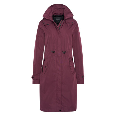 Veste longue Euro-Star Chiara Dark berry