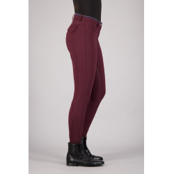 Pantalon d'equitation Easy Rider Sissy FullGrip Dark berry Rouge Pantalon d'equitation Easy Rider Sissy FullGrip Dark berry Rouge