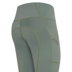 Legging d'équitation Euro-Star Breez Summer FullGrip Castor gris Vert Legging d'équitation Euro-Star Breez Summer FullGrip Castor gris Vert