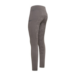 Legging d'équitation Easy Rider Dietse FullGrip enfant Earth Gris