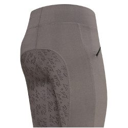 Legging d'équitation Easy Rider Dietse FullGrip enfant Earth Gris