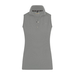 Polo sans manches Euro-Star Carmella Castor gris Vert