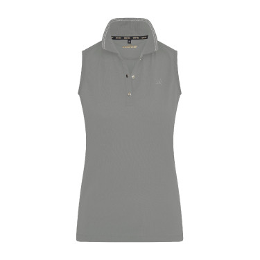 Polo sans manches Euro-Star Carmella Castor gris Vert