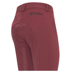 Pantalon d'équitation Euro-Star Arista Fashion Dia. FullGrip Kids Zinfadel Bordeaux
