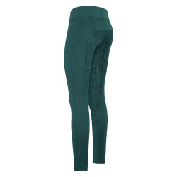 Legging d'équitation Easy Rider Dietse Winter FullGrip Kids Dark green Vert
